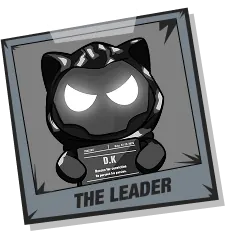 A photo captioned "The leader"